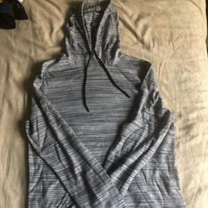 Heather grey hoodie shirt size M